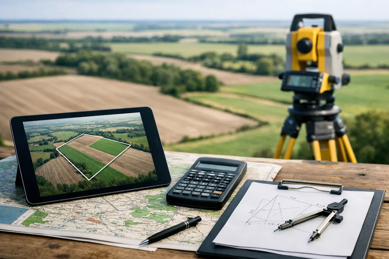Comment calculer superficie d'une parcelle