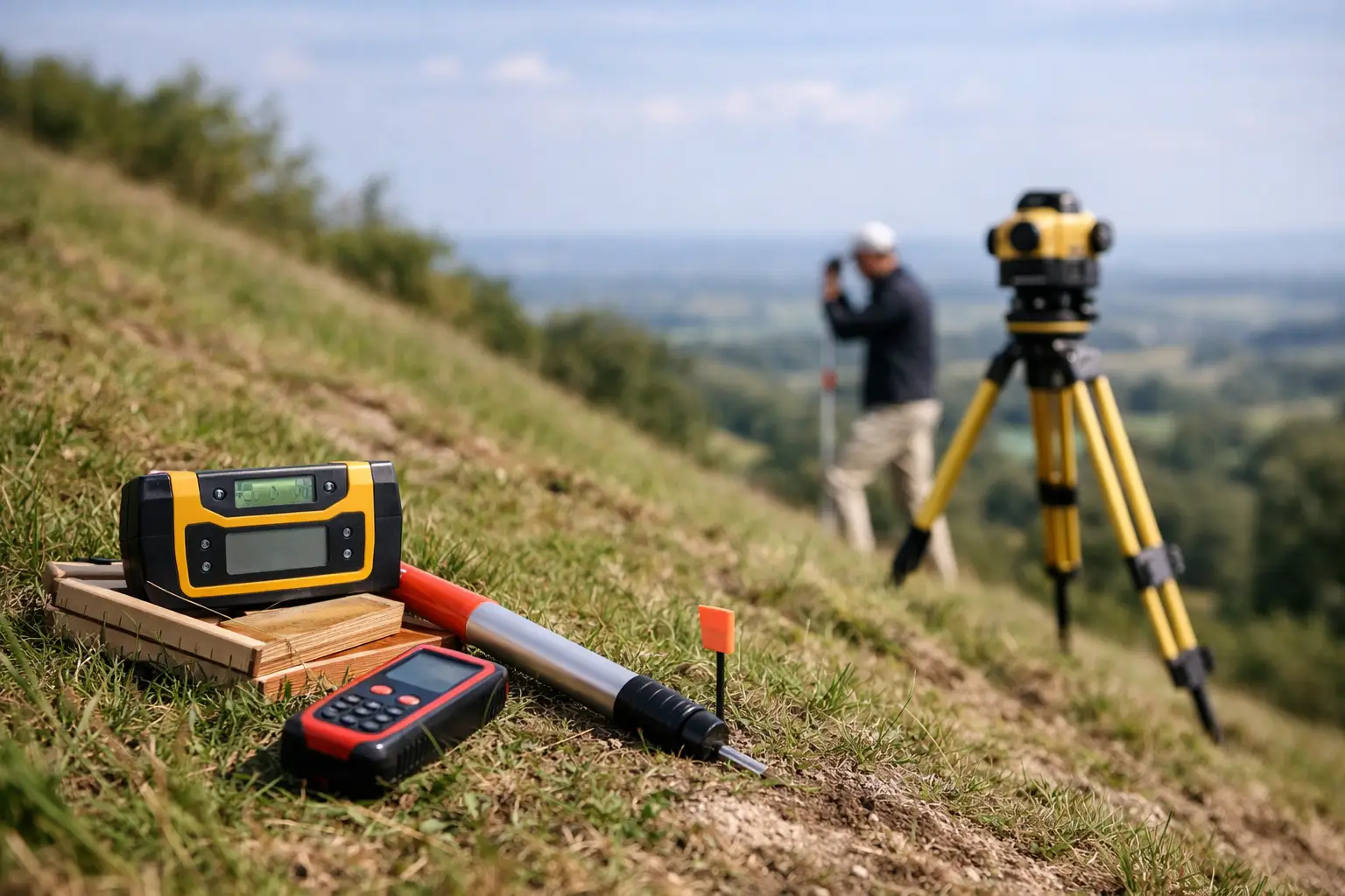 Comment mesurer une pente de terrain précisément